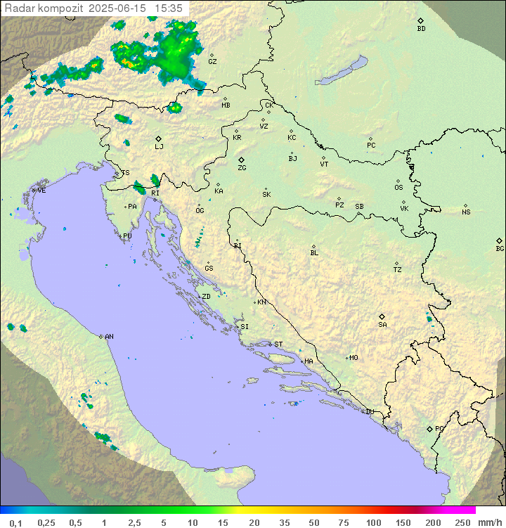 Padavine Hrvaška