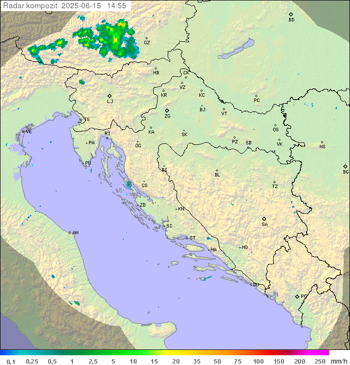 Padavine Hrvaška