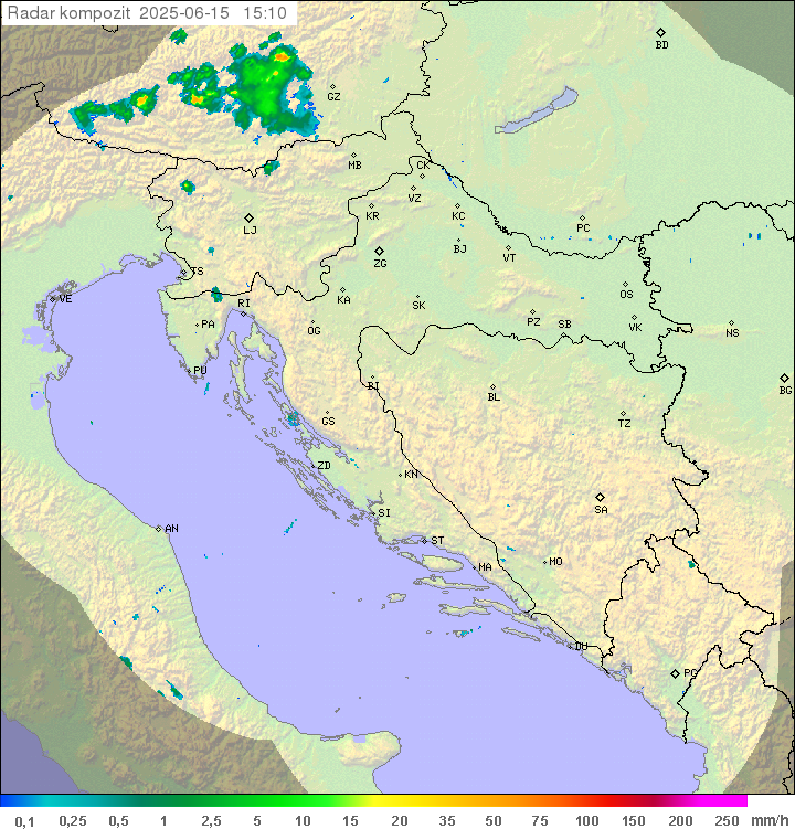 Padavine Hrvaška