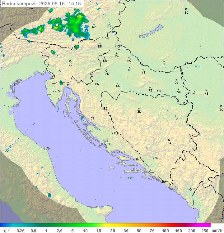 Padavine Hrvaška