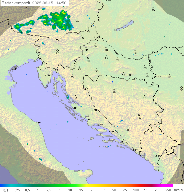 Padavine Hrvaška