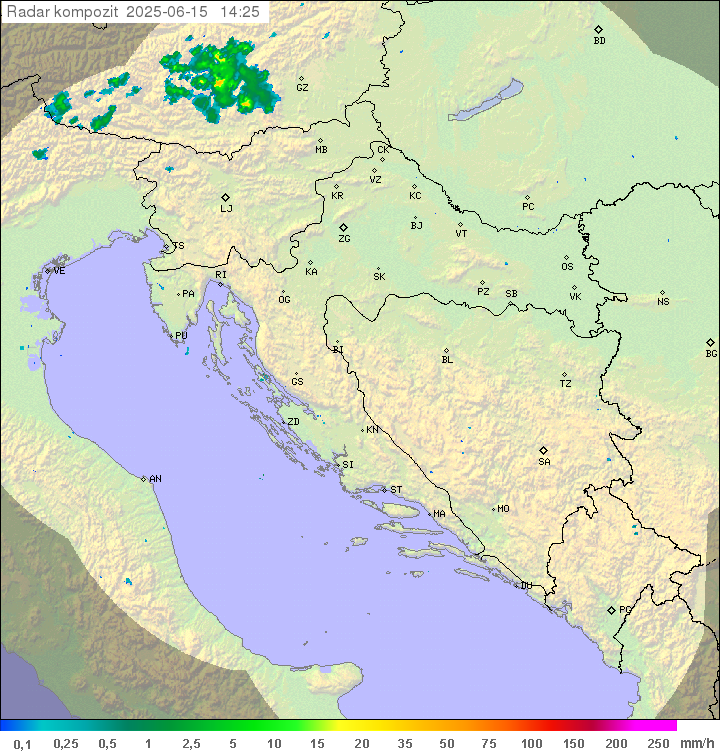 Padavine Hrvaška