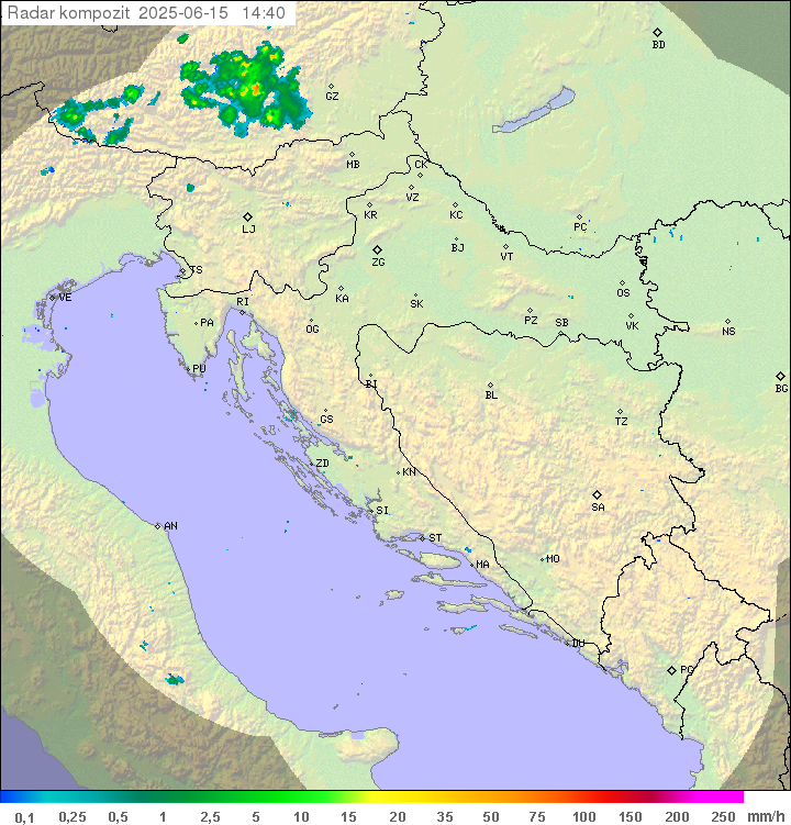 Padavine Hrvaška