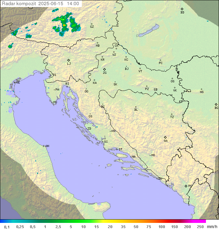 Padavine Hrvaška