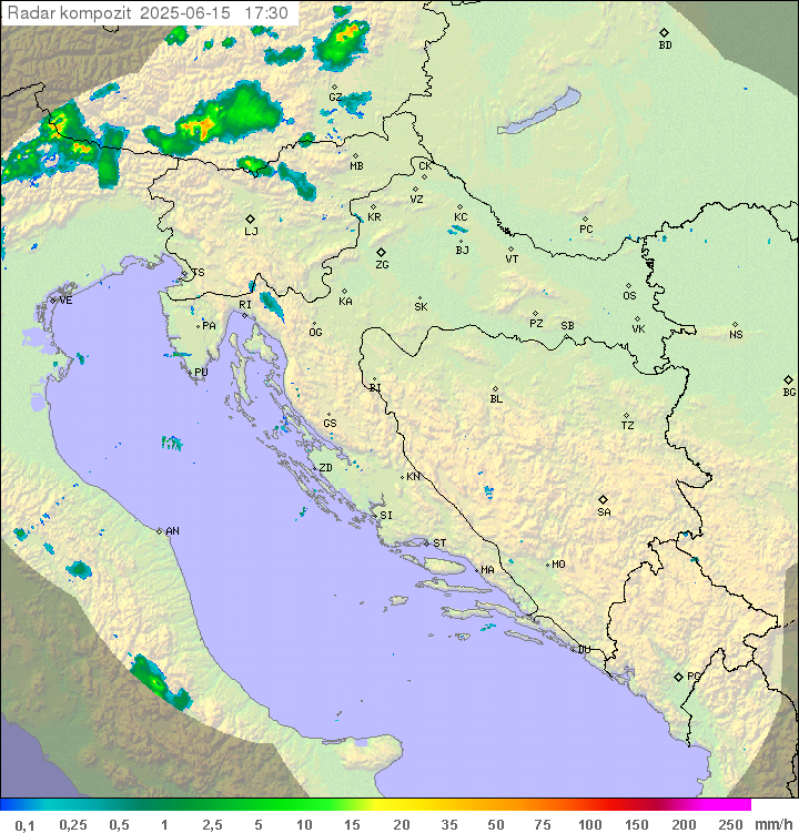 Padavine Hrvaška