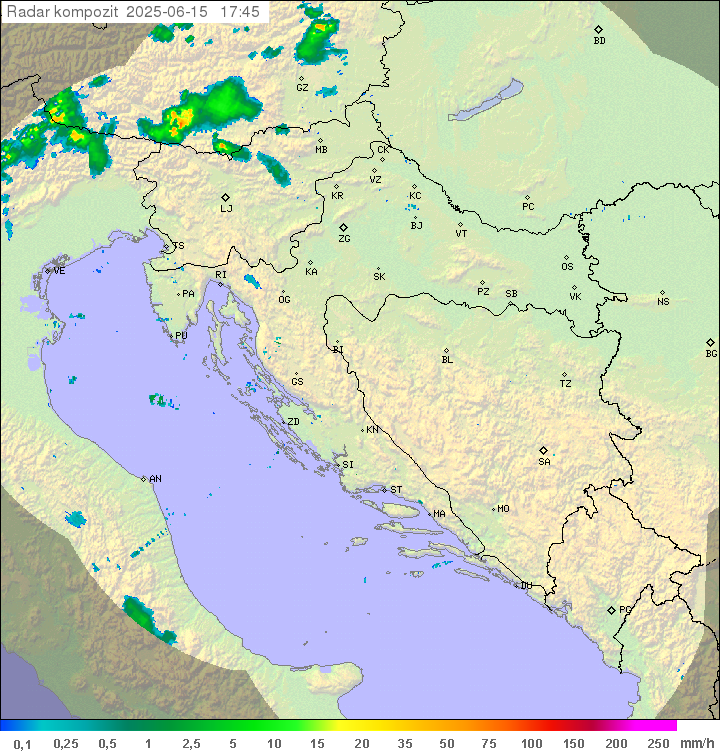 Padavine Hrvaška