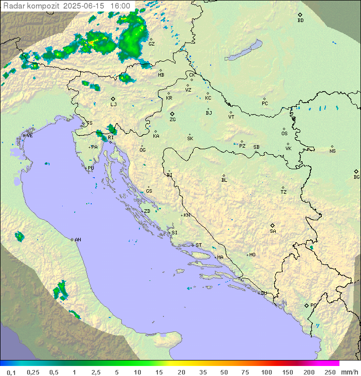 Padavine Hrvaška