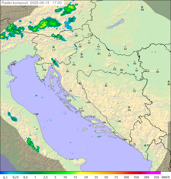 Padavine Hrvaška