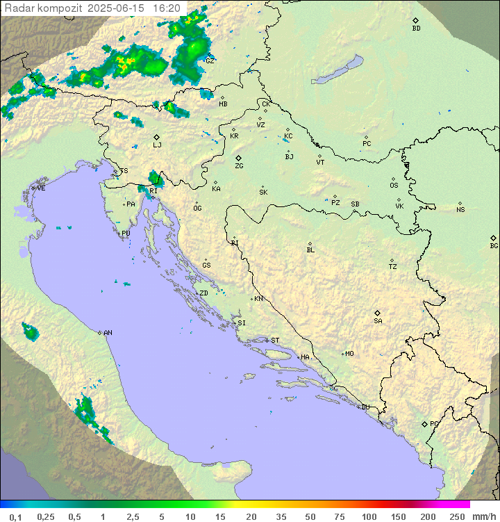 Padavine Hrvaška