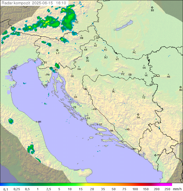Padavine Hrvaška