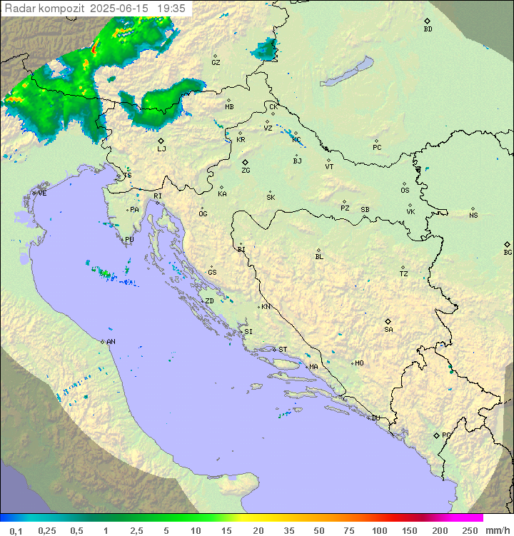 Padavine Hrvaška