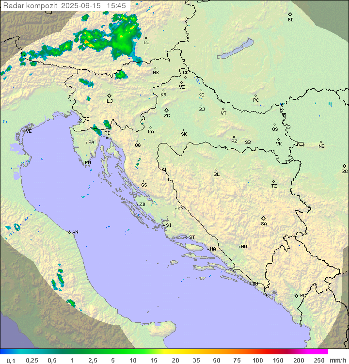 Padavine Hrvaška