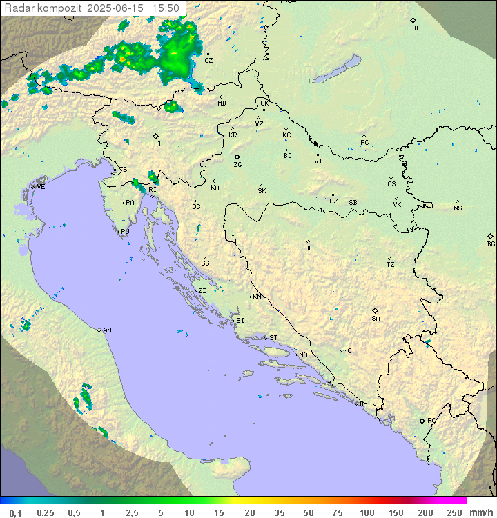 Padavine Hrvaška
