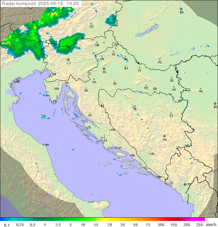 Padavine Hrvaška