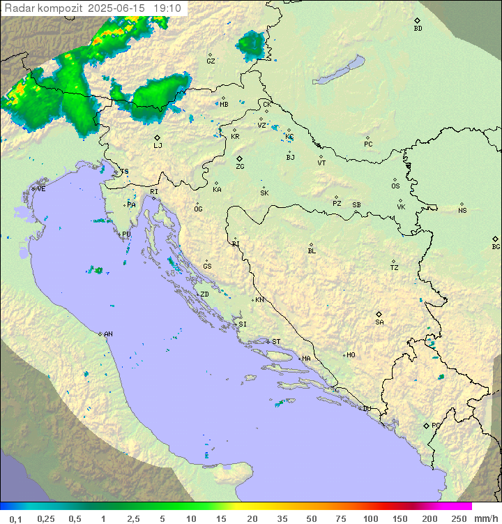 Padavine Hrvaška