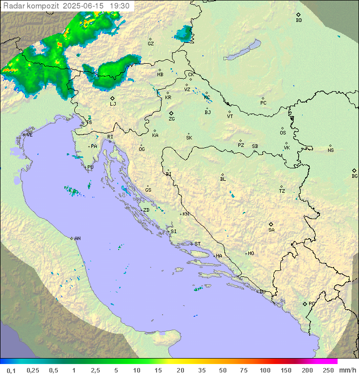 Padavine Hrvaška