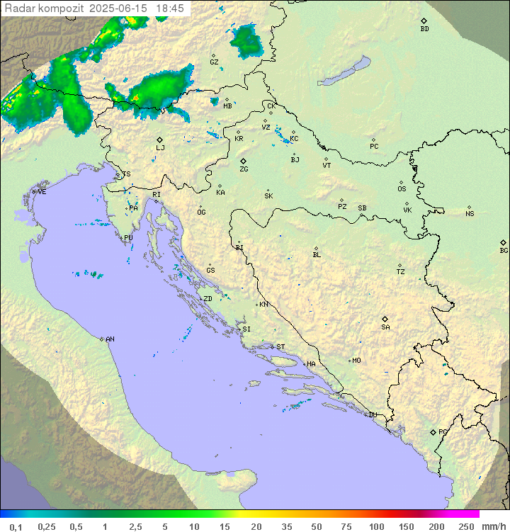 Padavine Hrvaška