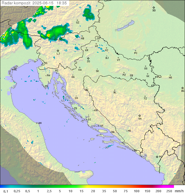 Padavine Hrvaška