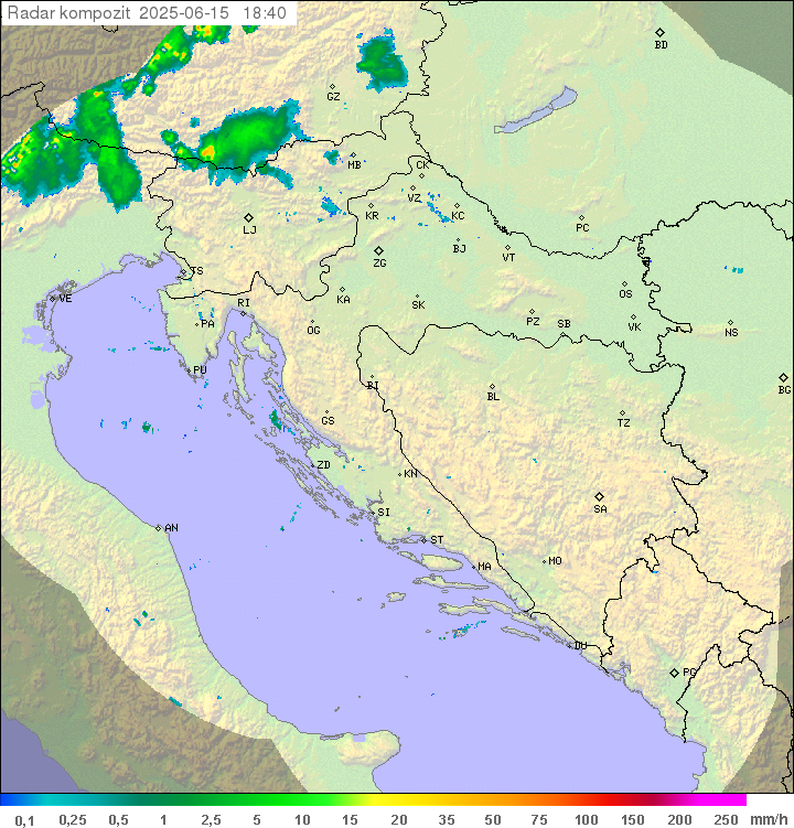 Padavine Hrvaška