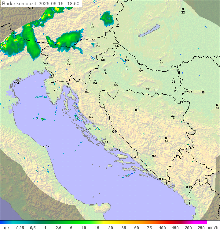 Padavine Hrvaška