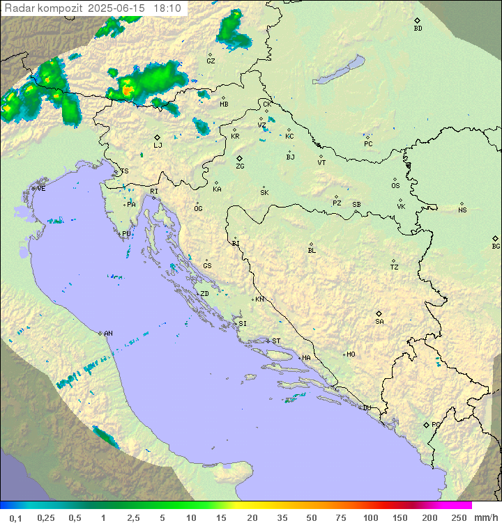Padavine Hrvaška