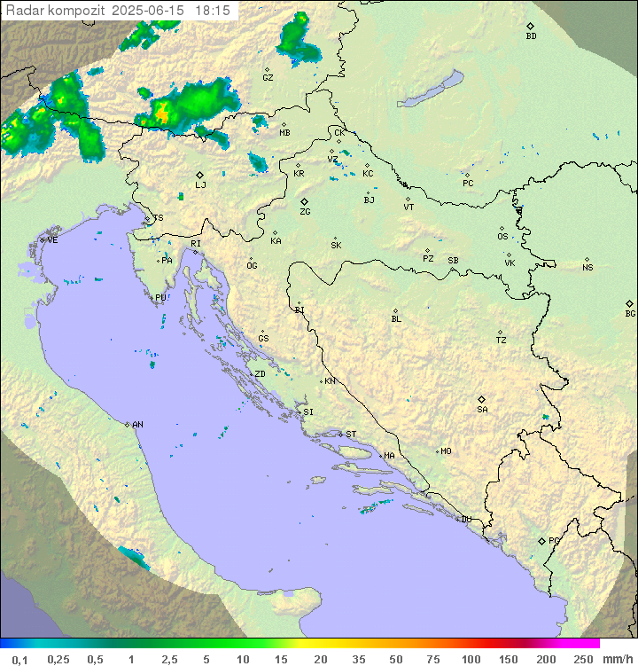 Padavine Hrvaška