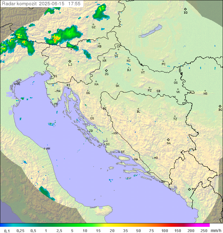 Padavine Hrvaška