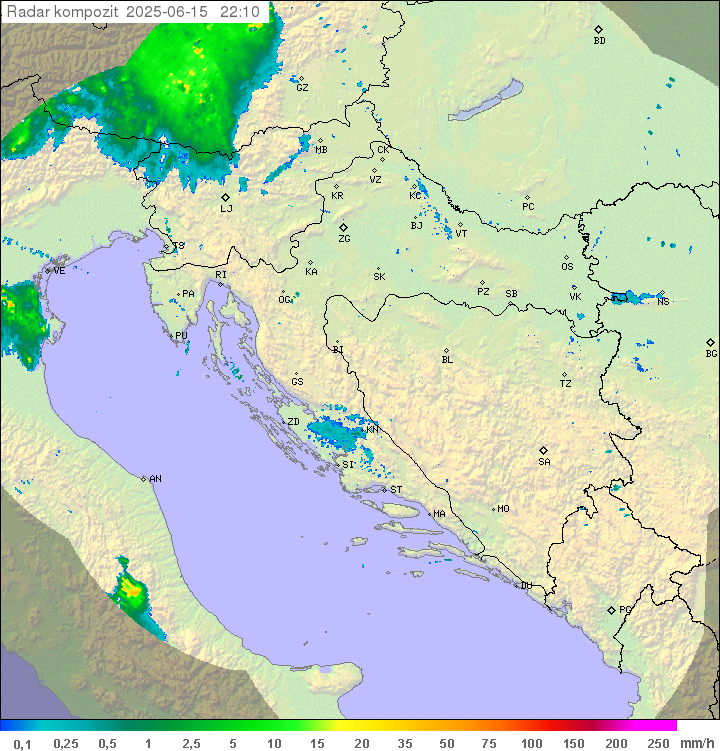 Padavine Hrvaška