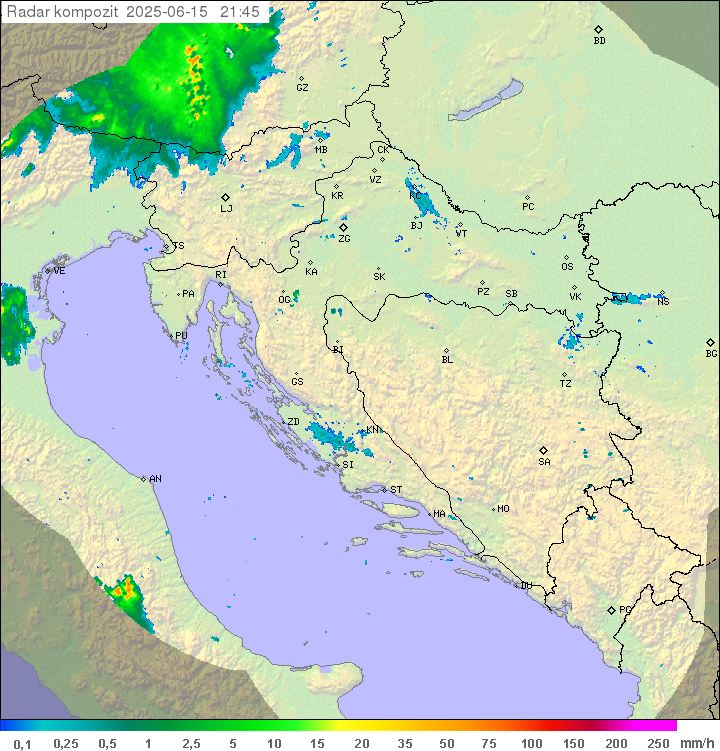 Padavine Hrvaška