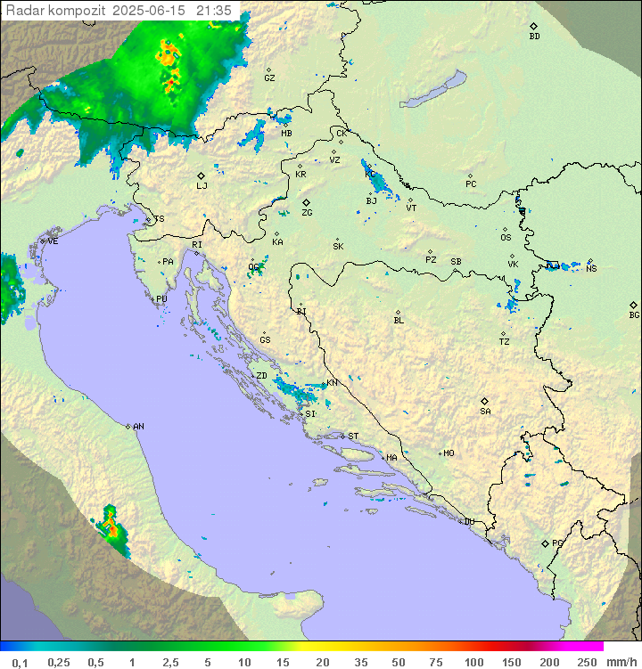 Padavine Hrvaška