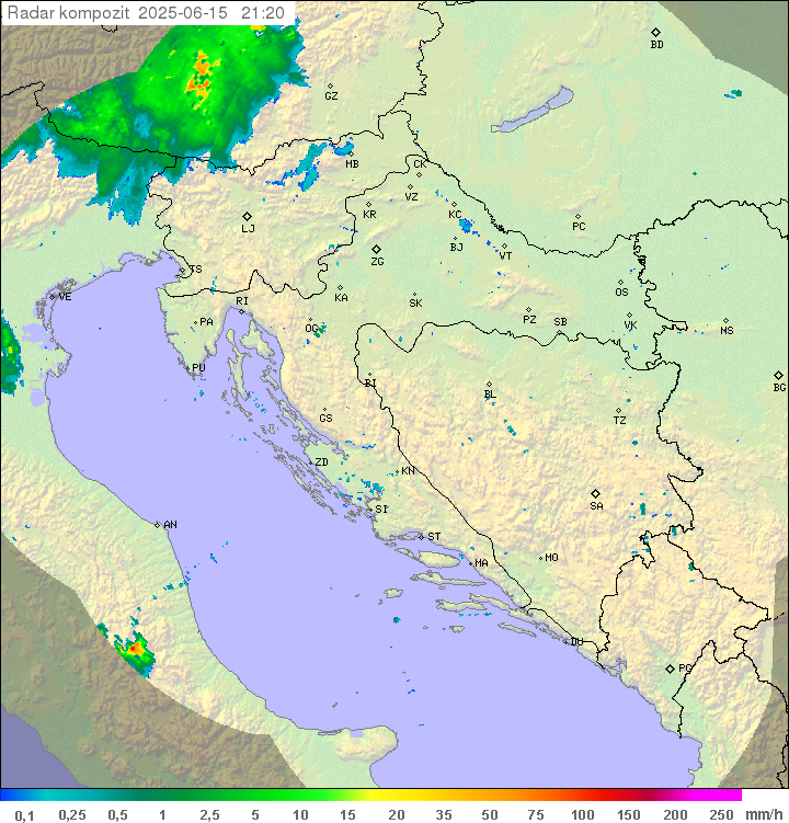Padavine Hrvaška