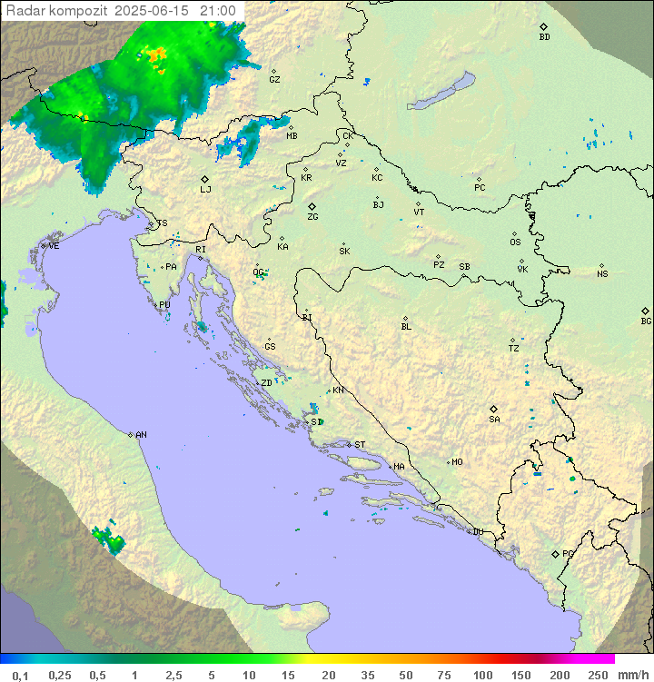 Padavine Hrvaška