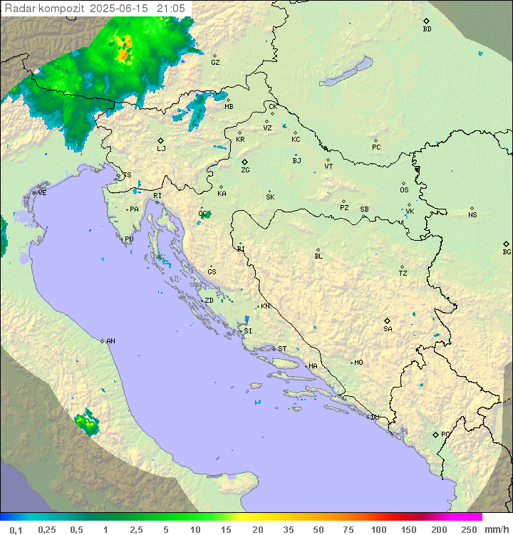 Padavine Hrvaška