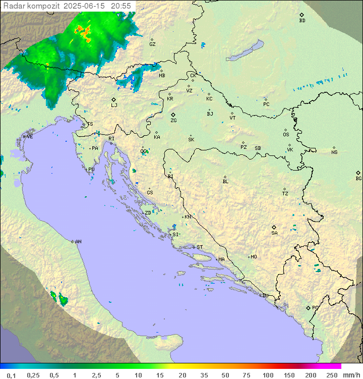 Padavine Hrvaška