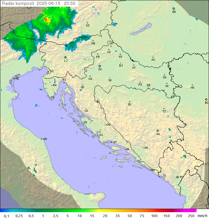 Padavine Hrvaška