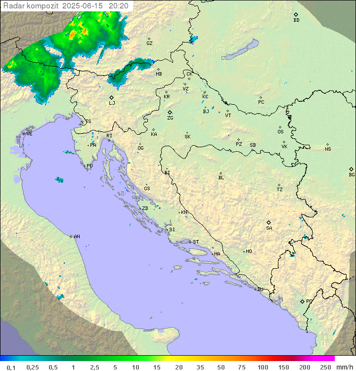 Padavine Hrvaška