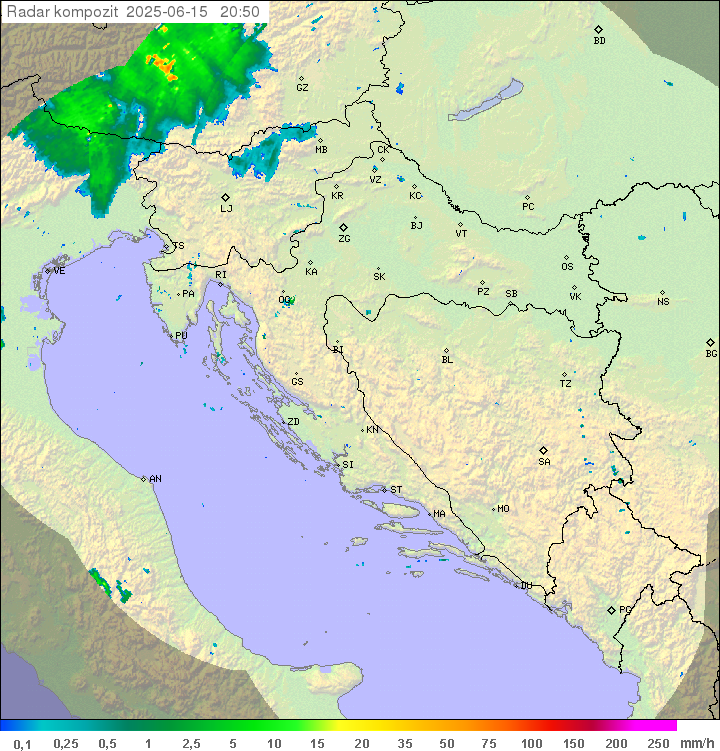 Padavine Hrvaška