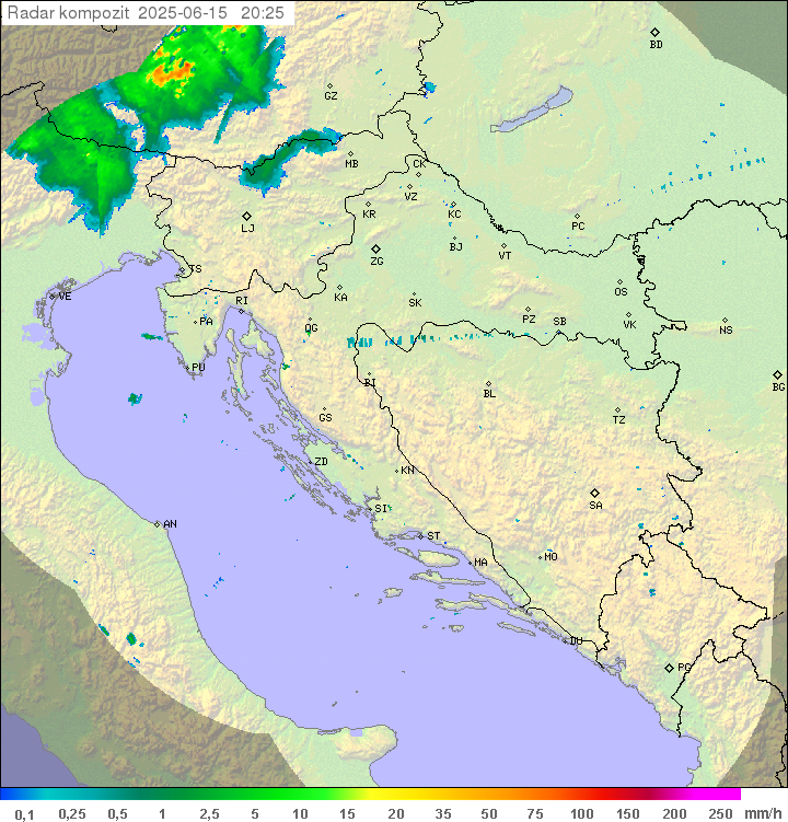 Padavine Hrvaška