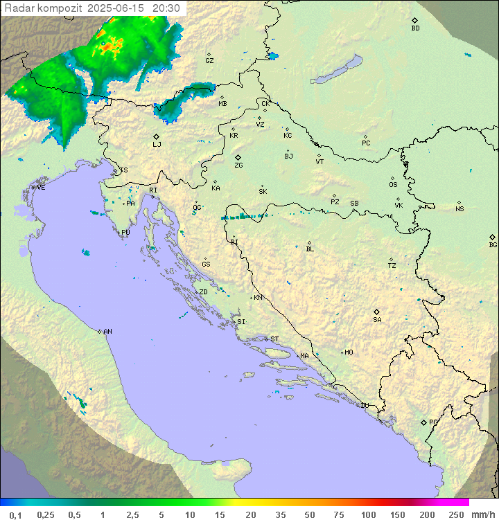 Padavine Hrvaška