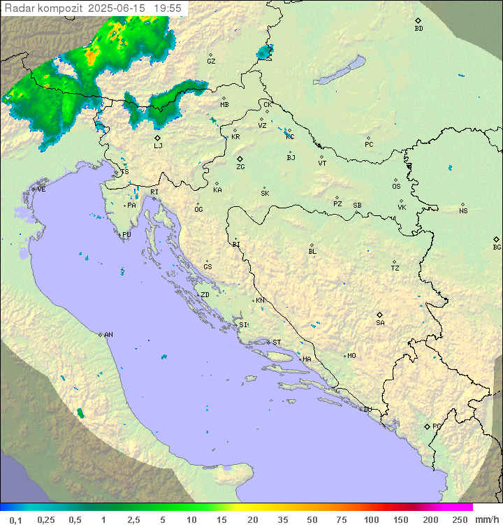 Padavine Hrvaška