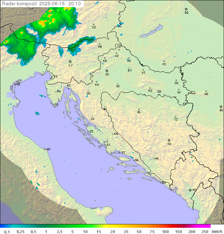 Padavine Hrvaška