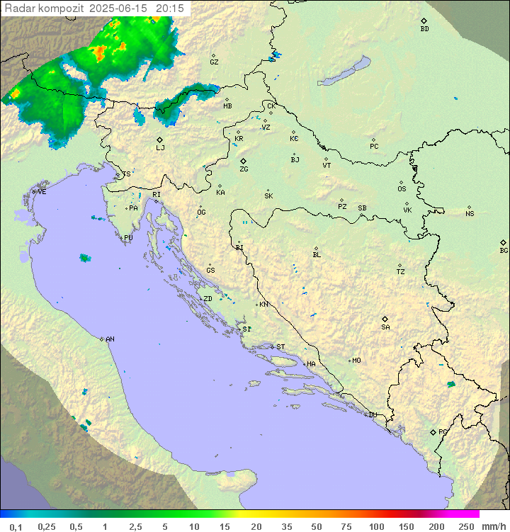 Padavine Hrvaška