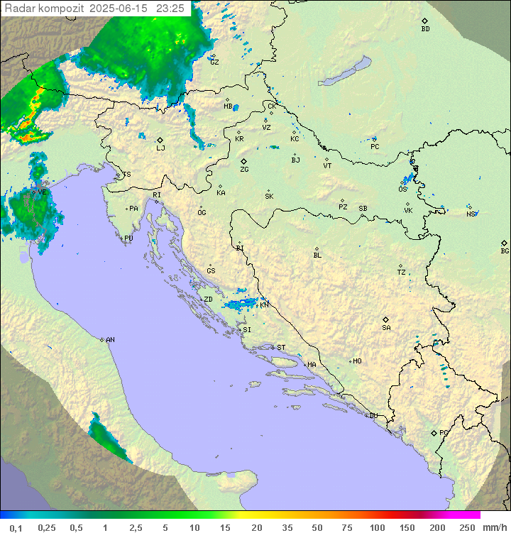 Padavine Hrvaška