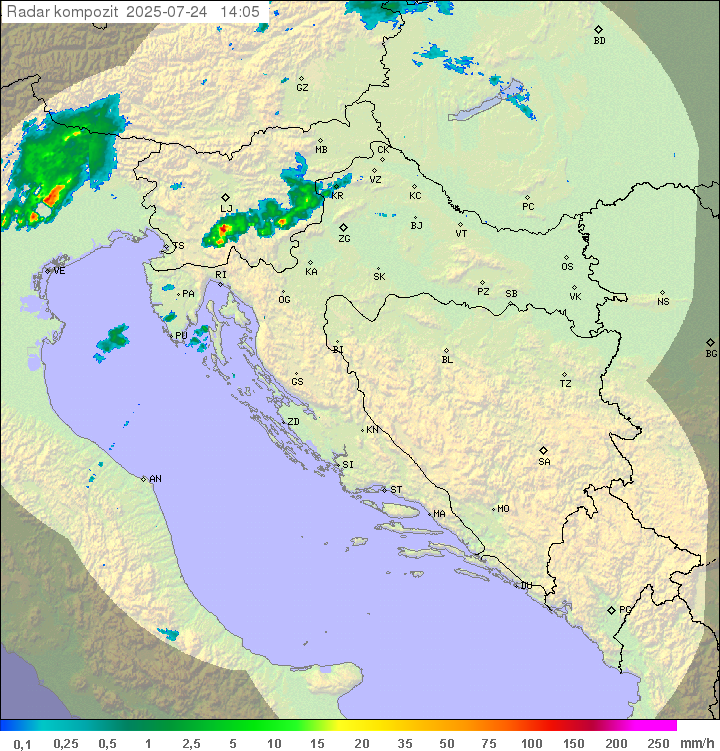 Padavine Hrvaška