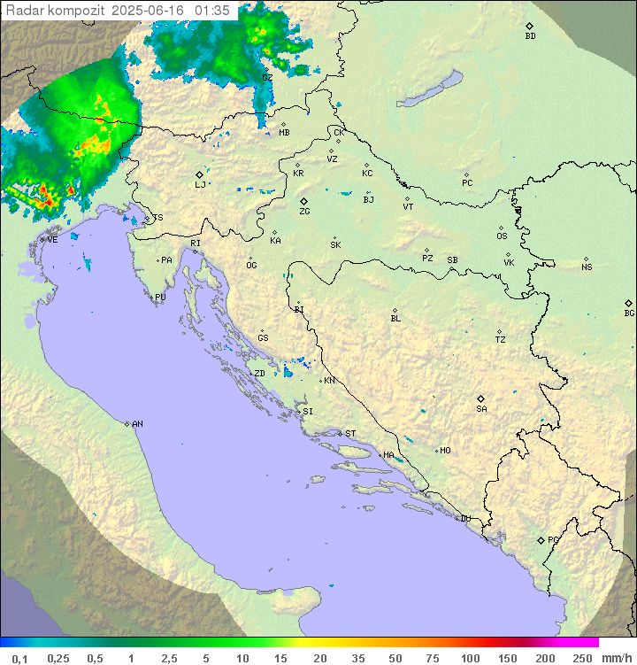 Padavine Hrvaška