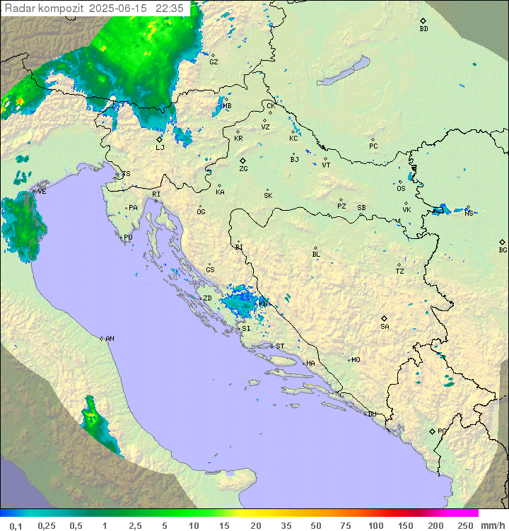 Padavine Hrvaška