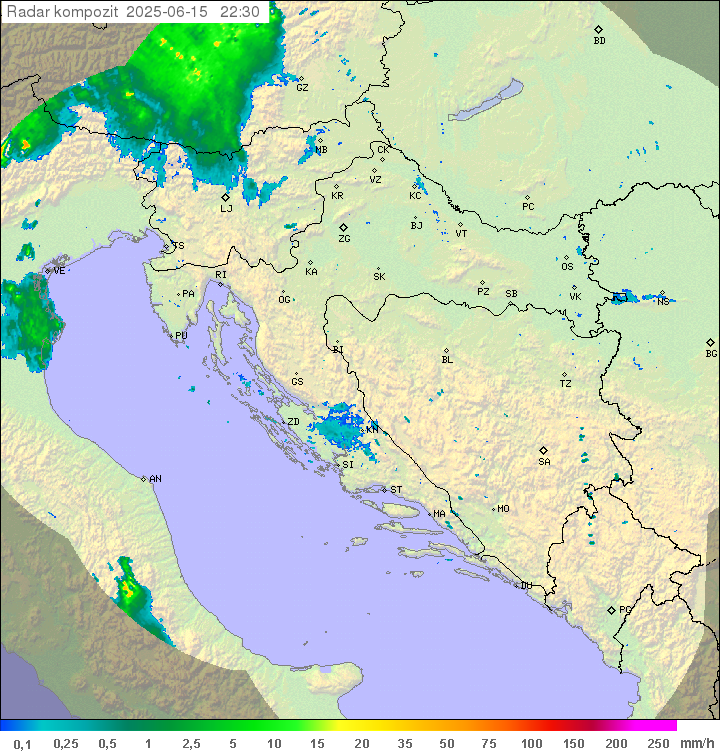 Padavine Hrvaška