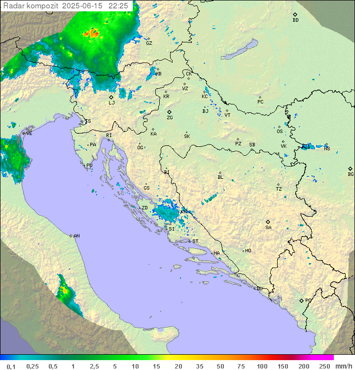 Padavine Hrvaška