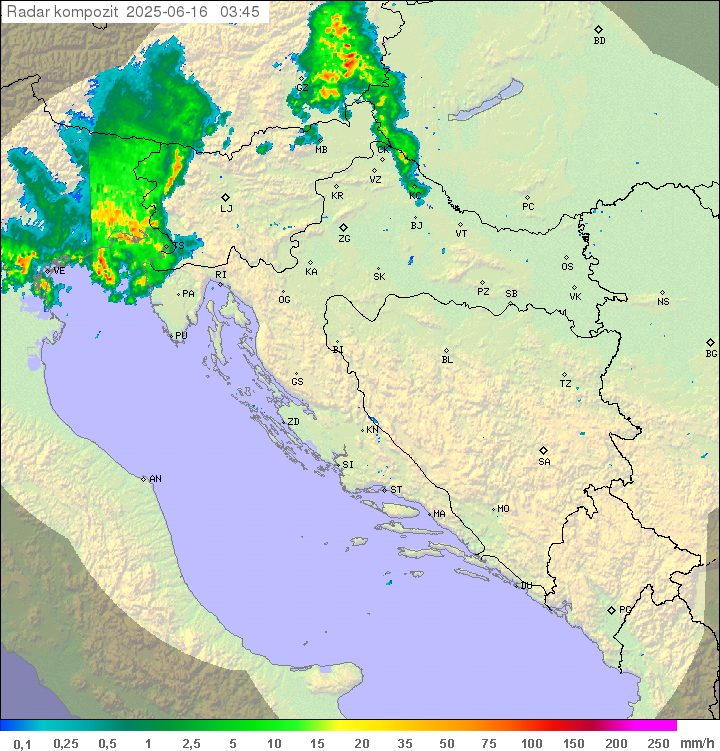 Padavine Hrvaška