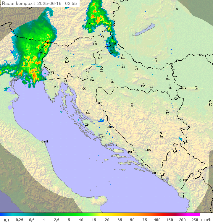 Padavine Hrvaška